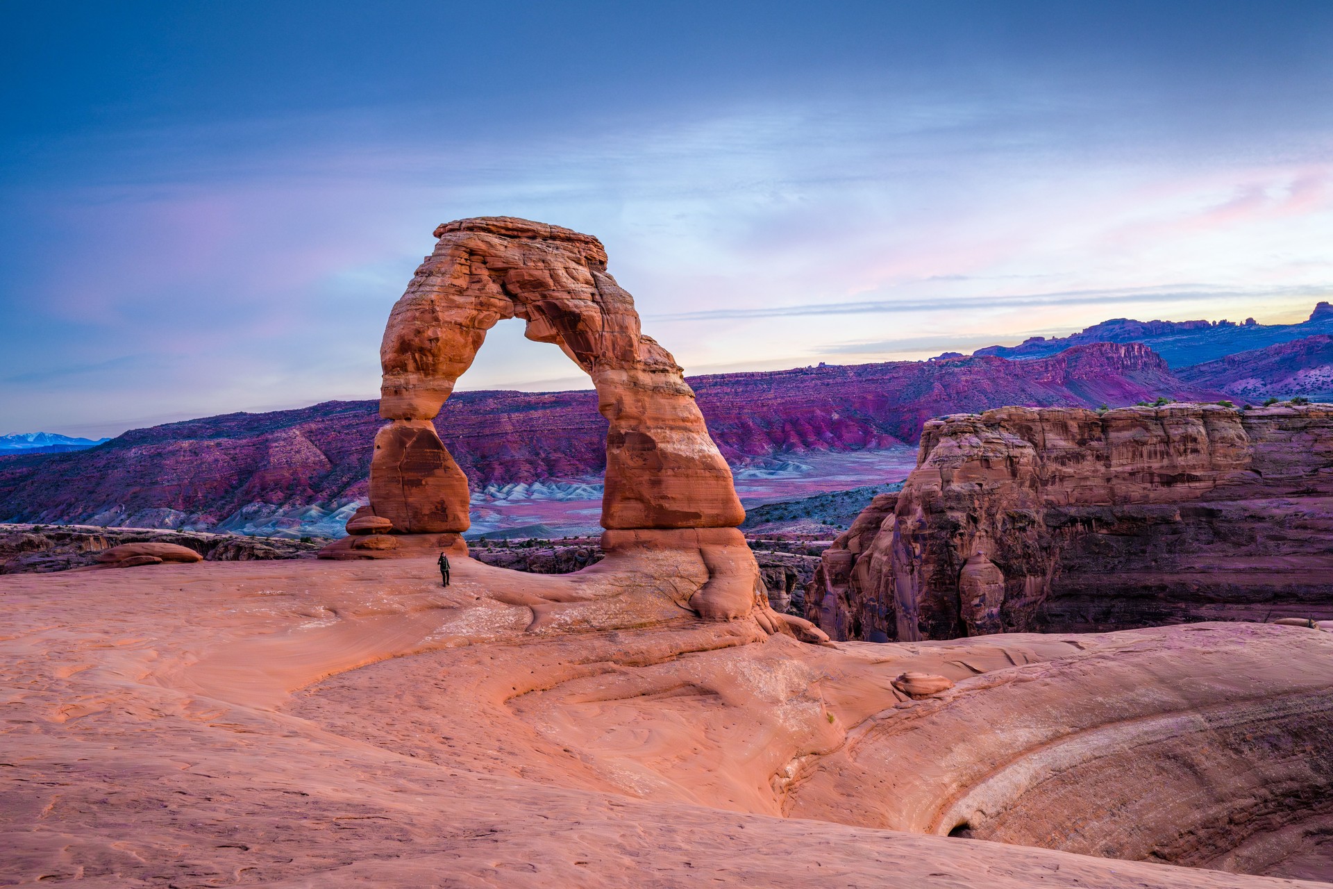American Southwest Desert Landscape in Arches National Park